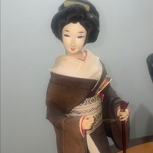Elegant Japanese Geisha Doll
